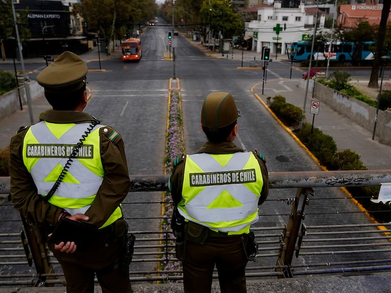 Primer día de cuarentena total en siete comunas de Santiago terminó con tres detenidos