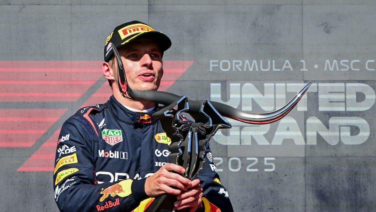 Max Verstappen mantiene encendida la batalla por el título de la Fórmula 1 tras ganar el GP de Estados Unidos