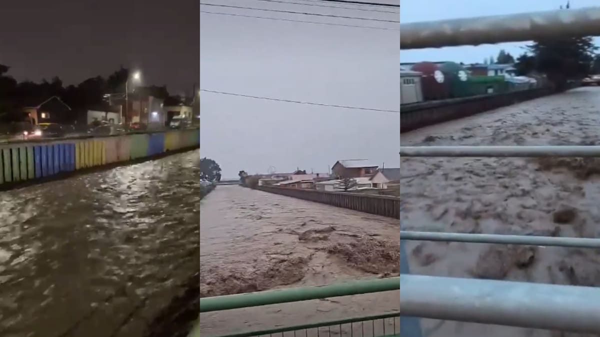 Declaran Alerta Roja en Punta Arenas por preocupante aumento en caudal del río Las Minas