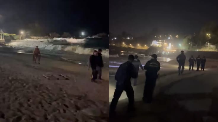 Armada busca a hombre desaparecido en playa de Viña del Mar