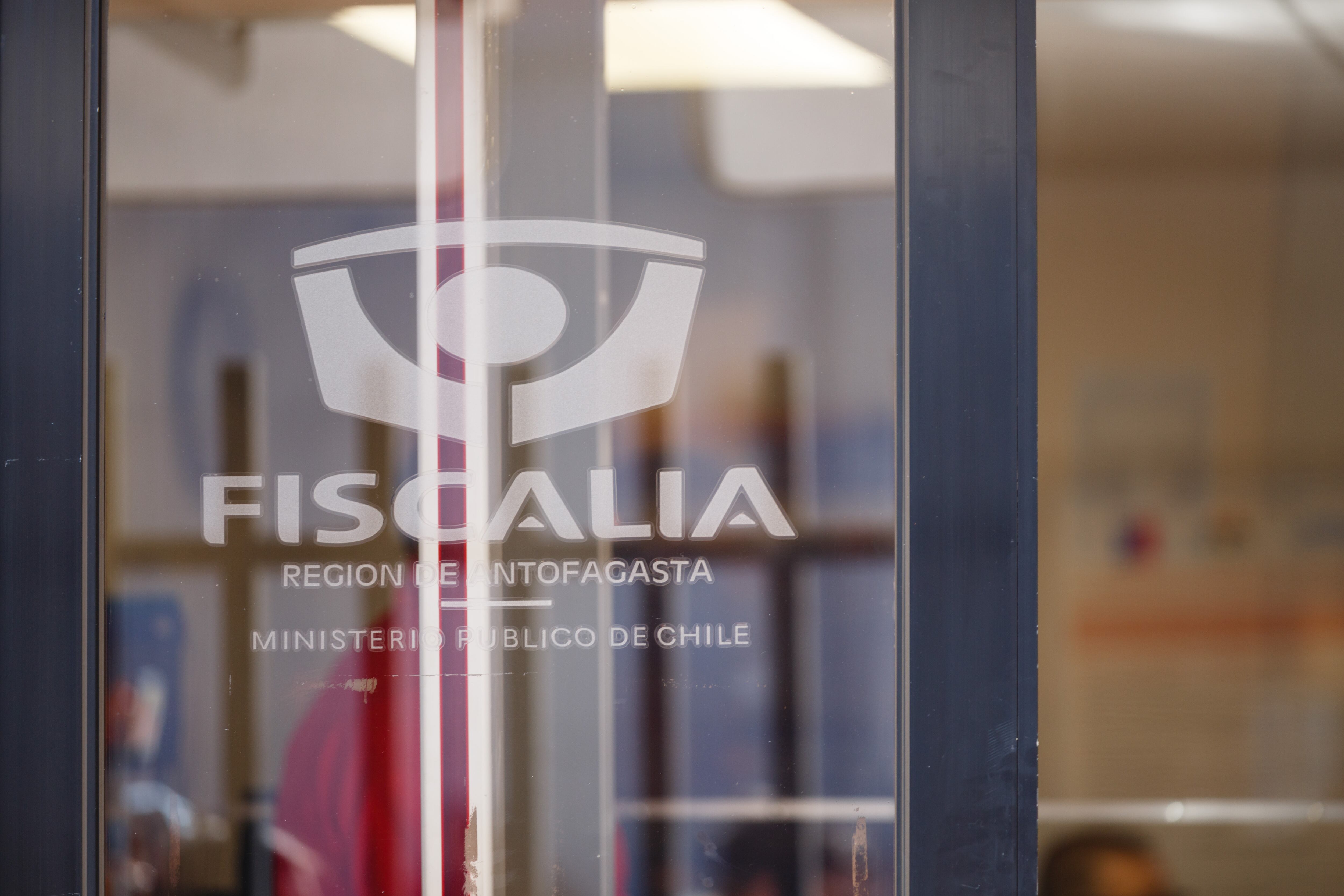 Vista al logotipo de la Fiscala Regional de Antofagasta.FOTO: ALEJANDRO LEIVA VARELA/ AGENCIAUNO