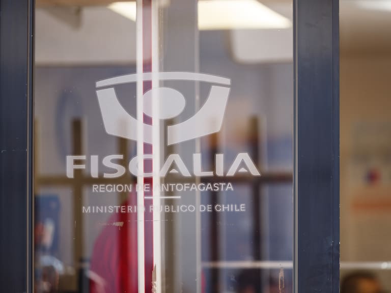 Vista al logotipo de la Fiscala Regional de Antofagasta.FOTO: ALEJANDRO LEIVA VARELA/ AGENCIAUNO