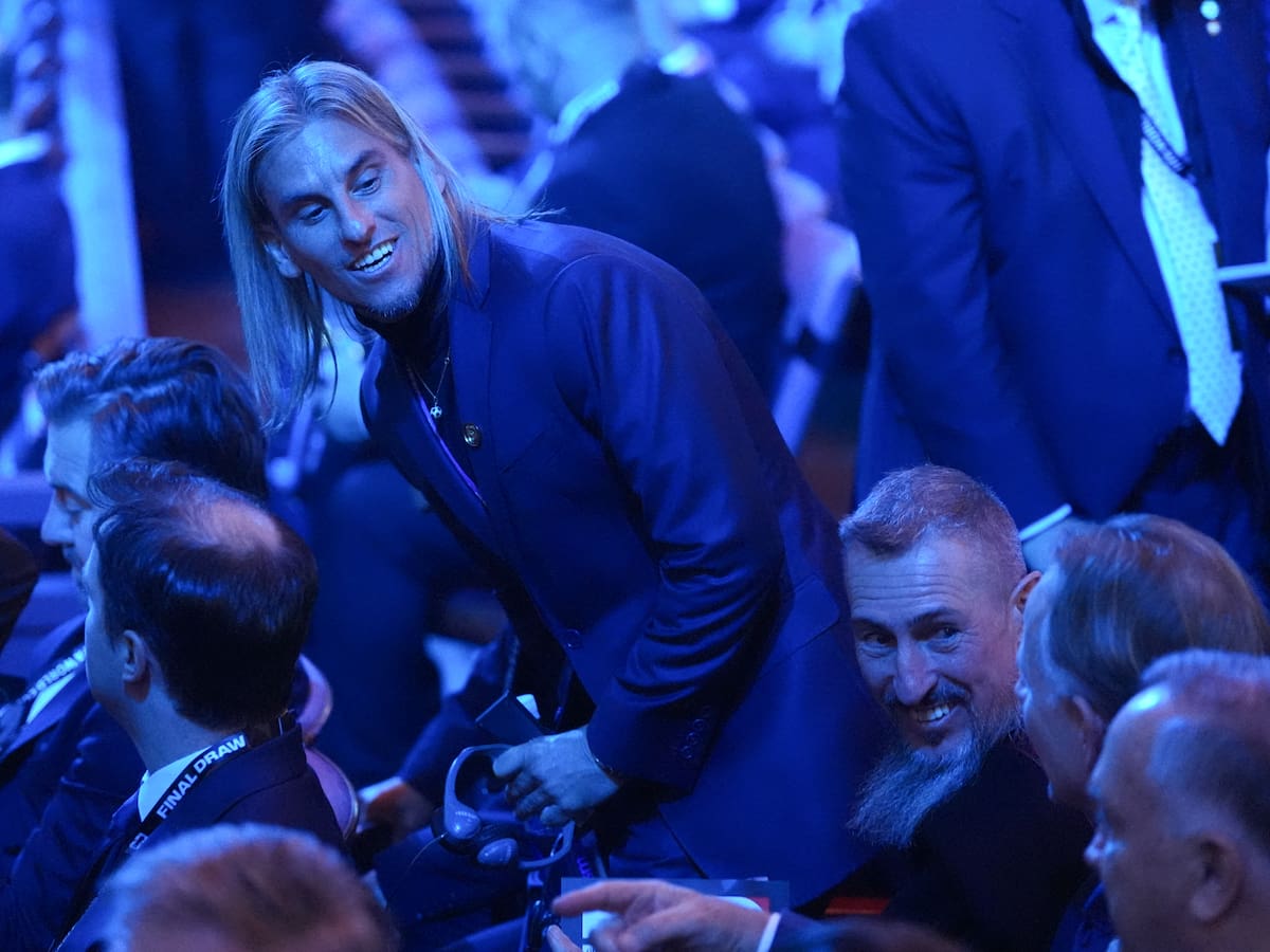 A lo Lucius Malfoy: el particular look de Sebastián Beccacece en el sorteo del Mundial 2026