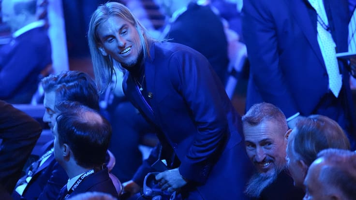 A lo Lucius Malfoy: el particular look de Sebastián Beccacece en el sorteo del Mundial 2026