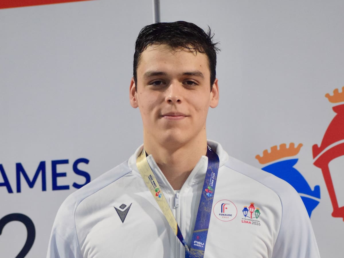 Un chileno deslumbra ante el continente: medalla de oro y nuevo récord nacional