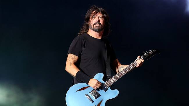 READING, ENGLAND - AUGUST 25: Dave Grohl of Foo Fighters performs live on the Main Stage during day three of Reading Festival 2019 at Richfield Avenue on August 25, 2019 in Reading, England. (Photo by Simone Joyner/Getty Images)