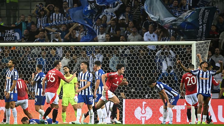 ¡Partidazo! Manchester United le empata el partido en los descuentos al Porto por la Europa League