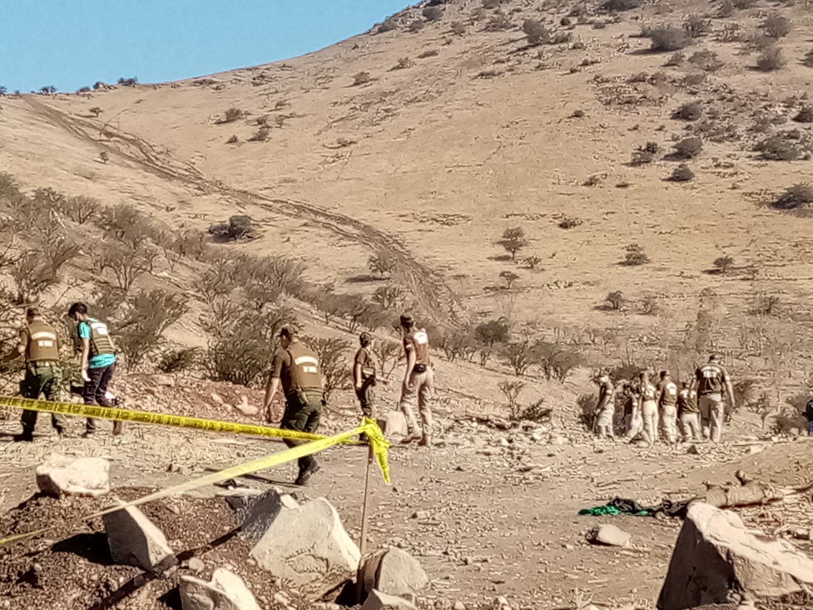 Torso hallado en cerro Renca / ADN.cl