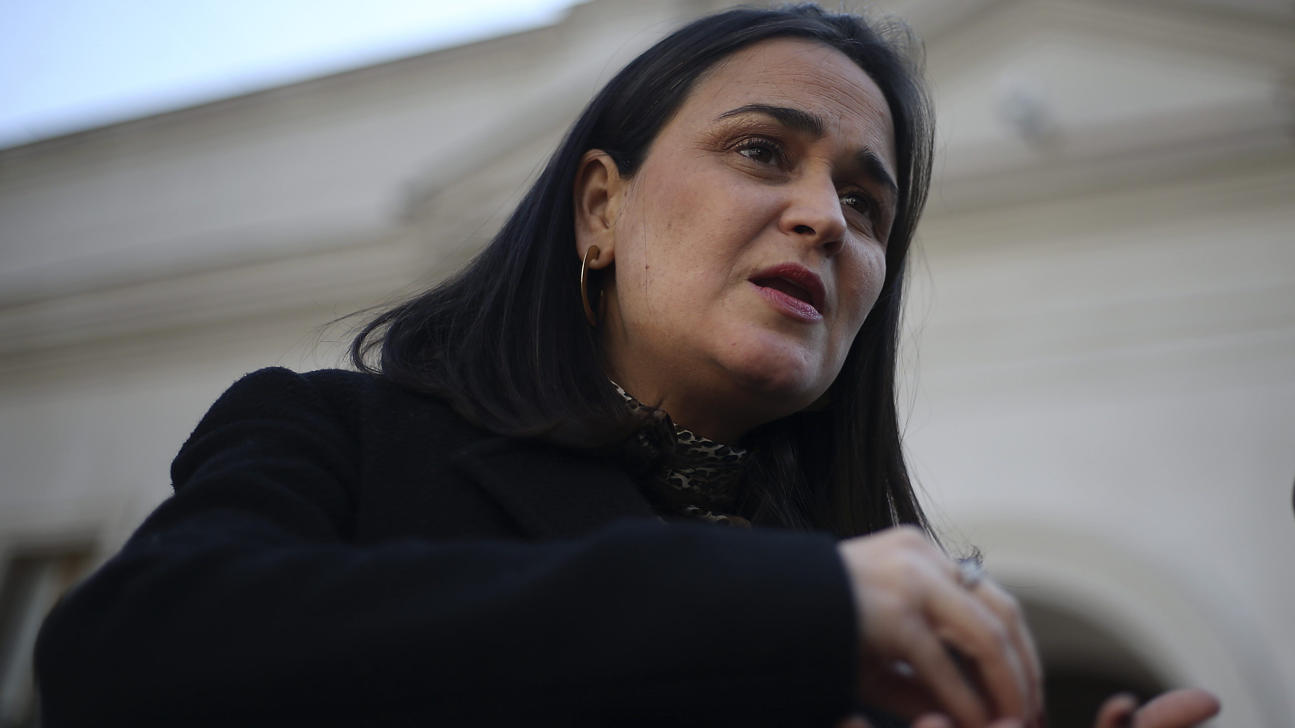 31 de Julio del 2018/SANTIAGO La Subsecretaria de la niez, Carol Brown, emite unas palabras en el palacio de la Moneda, sobre el informe de la ONU sobre el Sename.
FOTO:CRISTOBAL ESCOBAR/ AGENCIAUNO