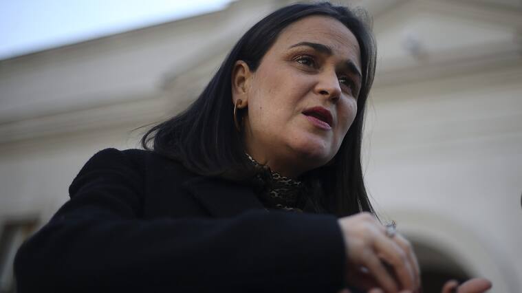 31 de Julio del 2018/SANTIAGO La Subsecretaria de la niez, Carol Brown, emite unas palabras en el palacio de la Moneda, sobre el informe de la ONU sobre el Sename.
FOTO:CRISTOBAL ESCOBAR/ AGENCIAUNO