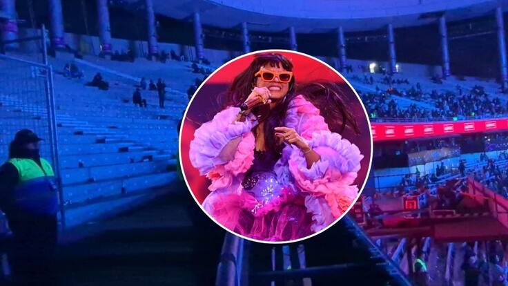 “Vergonzoso”: Bomba Estéreo cantó pasada las 2 am ante una galería desierta en su debut en el Festival de Viña 2026