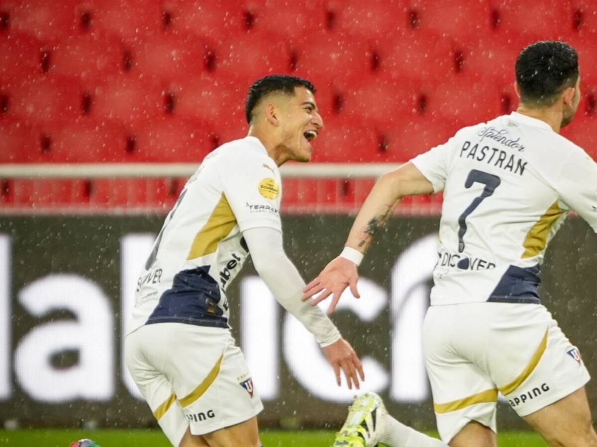 Lautaro Pastrán anota su primer gol por Liga Deportiva Universitaria de Quito