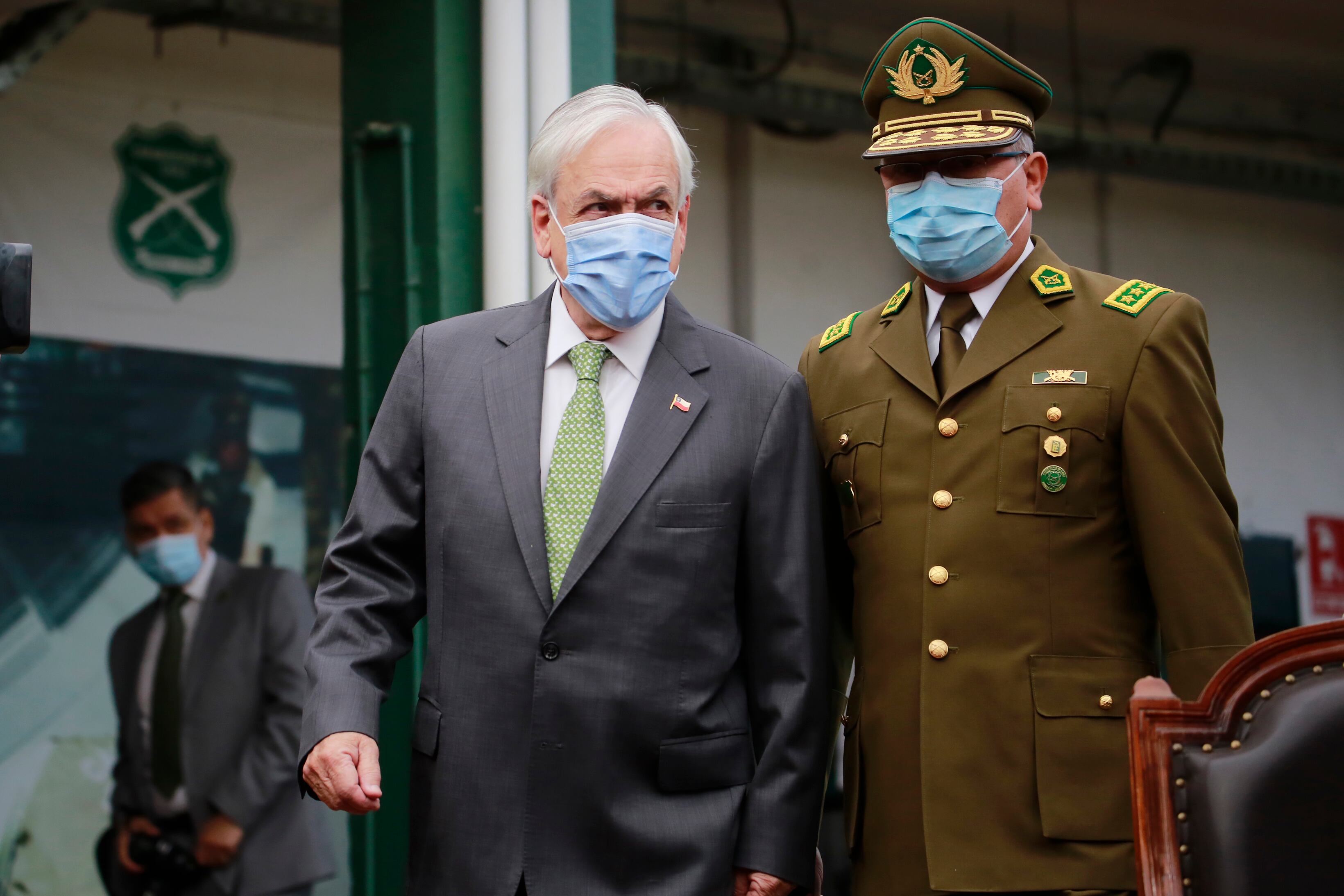 Presidente Sebastián Piñera y Ricardo Yáñez / Agencia Uno