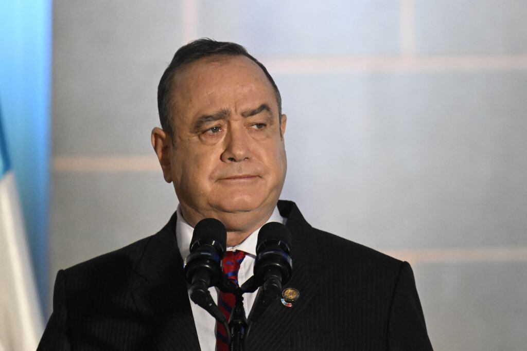 El presidente de Guatemala Alejandro Giammattei