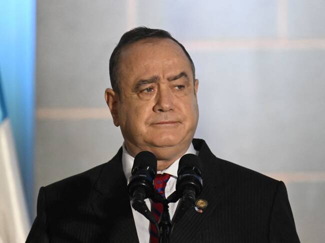 El presidente de Guatemala Alejandro Giammattei