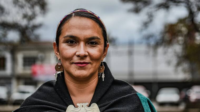 19 DE MAYO 2021 / TEMUCOConvencional constituyente electa por escaño mapuche, Rosa Catrileo.
FOTO: ROCIO CUMINAO ROJAS / AGENCIAUNO