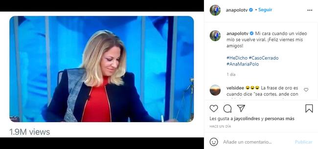 Ana María Polo | Instagram