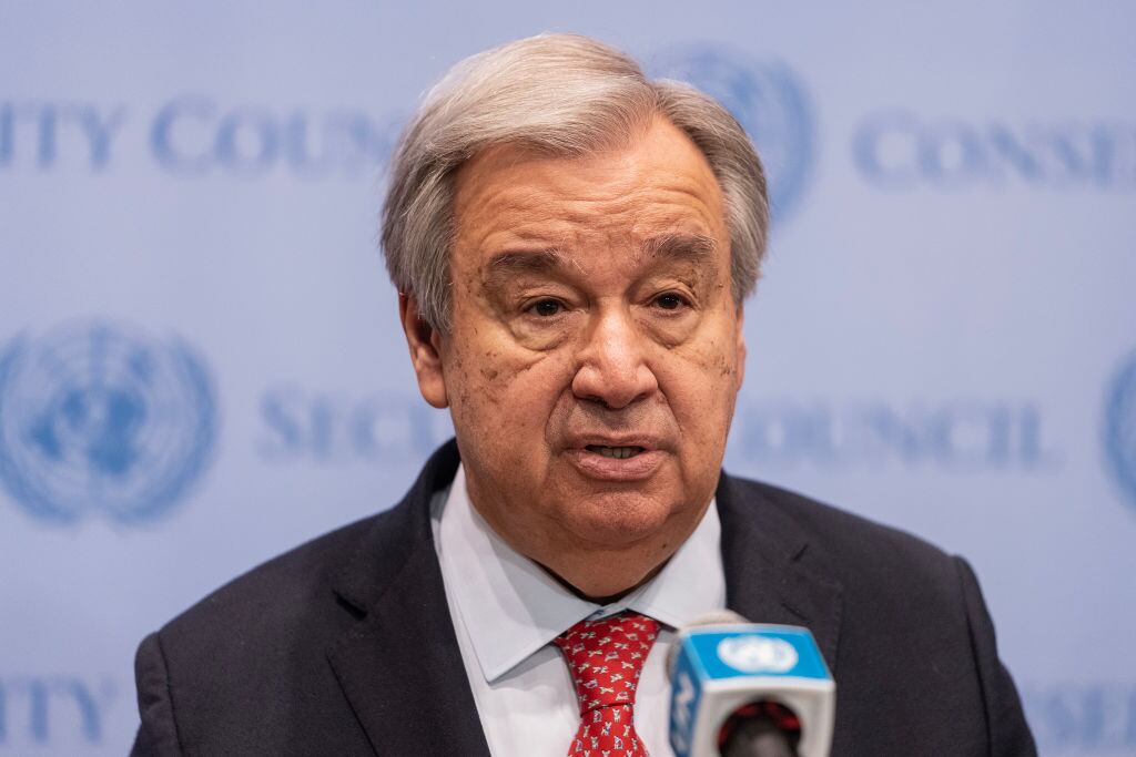 El secretario general de la ONU Antonio Guterres