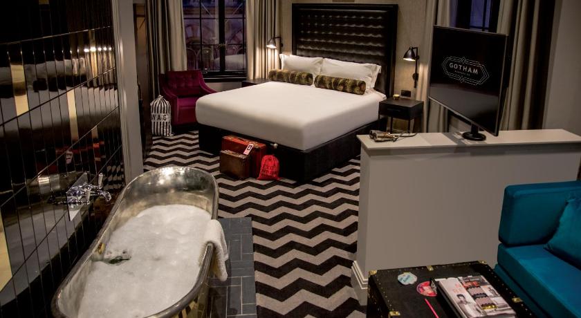 Imagen de una habitación del Hotel Gotham de la ciudad de Medellín.