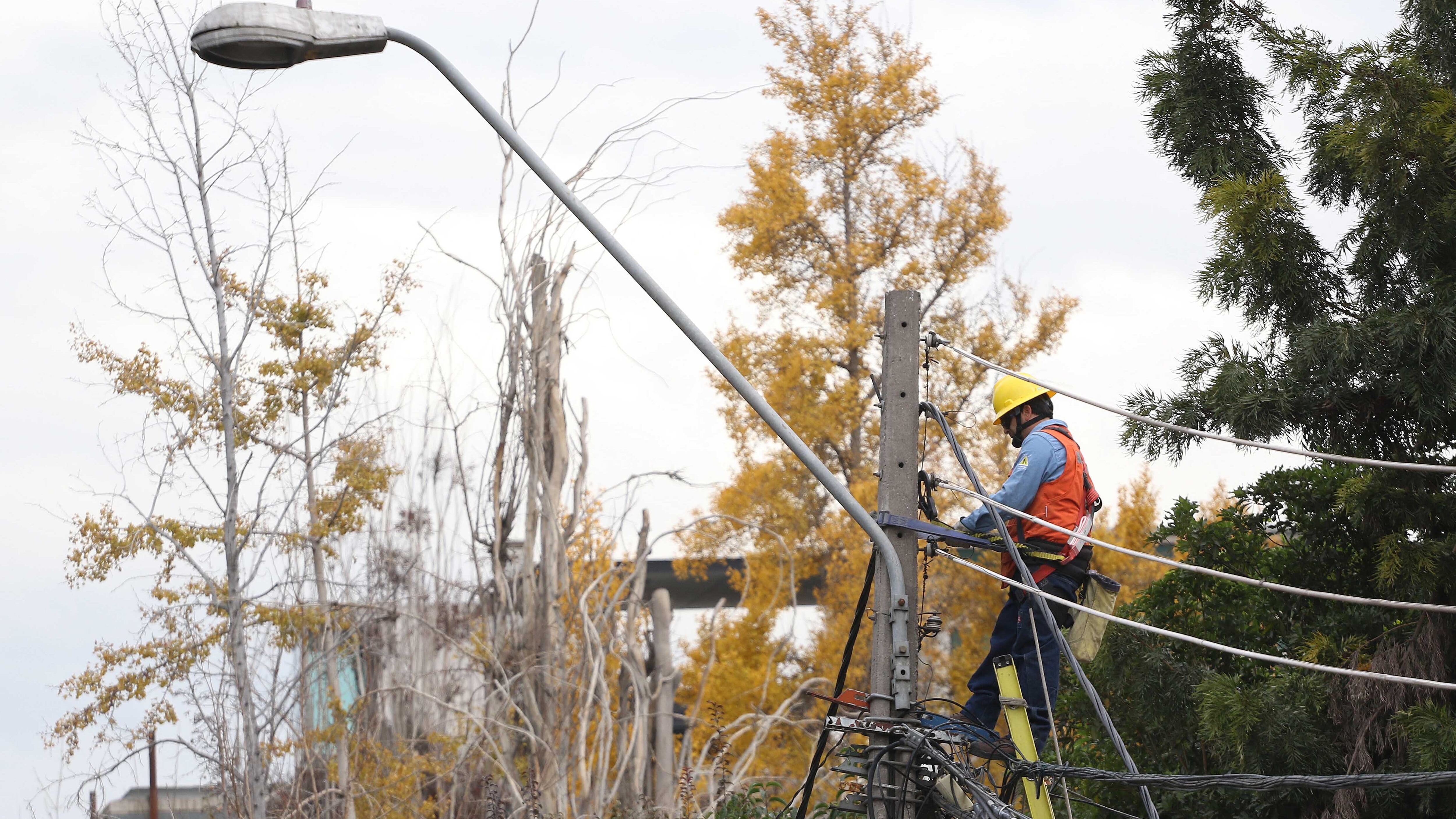 Enel corte de luz en Lo Ovalle
