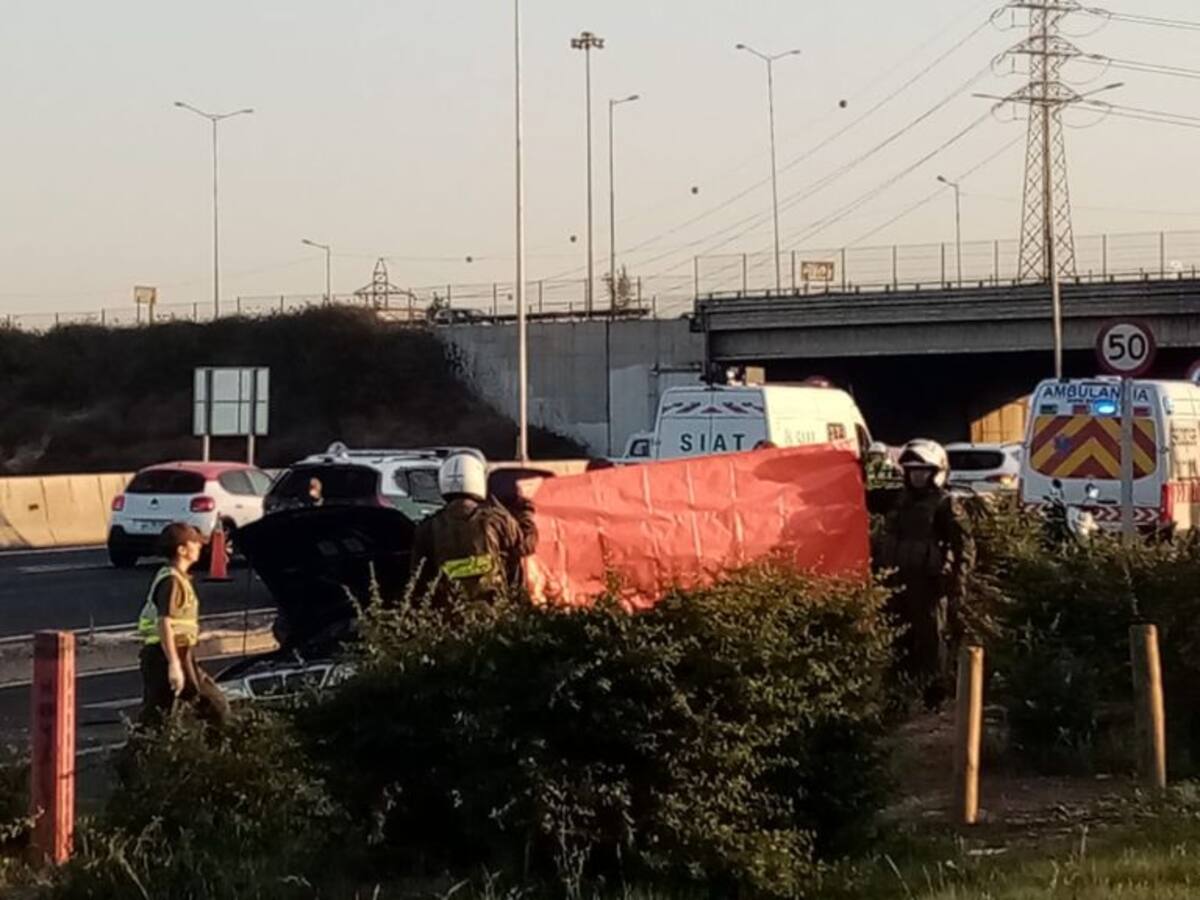 Accidente de tránsito termina con dos adultos mayores fallecidos y gran congestión vehicular en Ruta 78