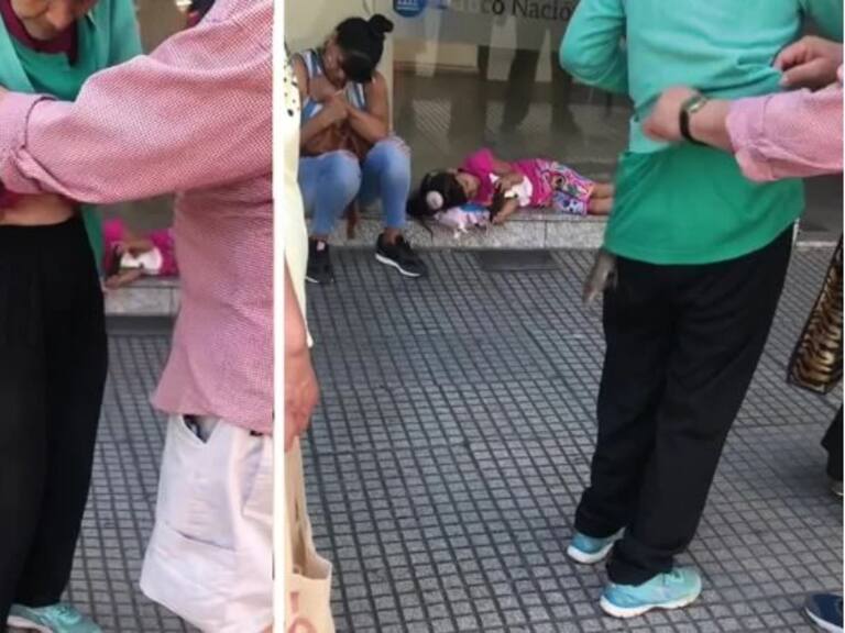 En plena fila del banco: una rata se mete en las ropas de una mujer y se convierte en viral