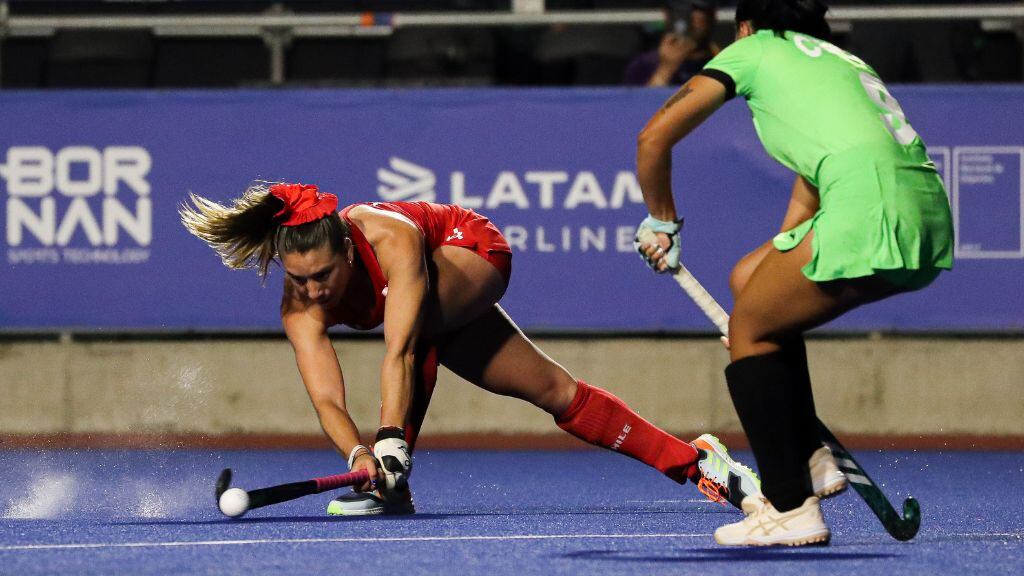 chile v canadá - hockey femenino - las diablas - juegos panamericanos - partido santiago 2023