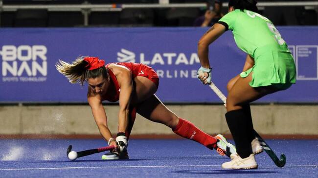 chile v canadá - hockey femenino - las diablas - juegos panamericanos - partido santiago 2023