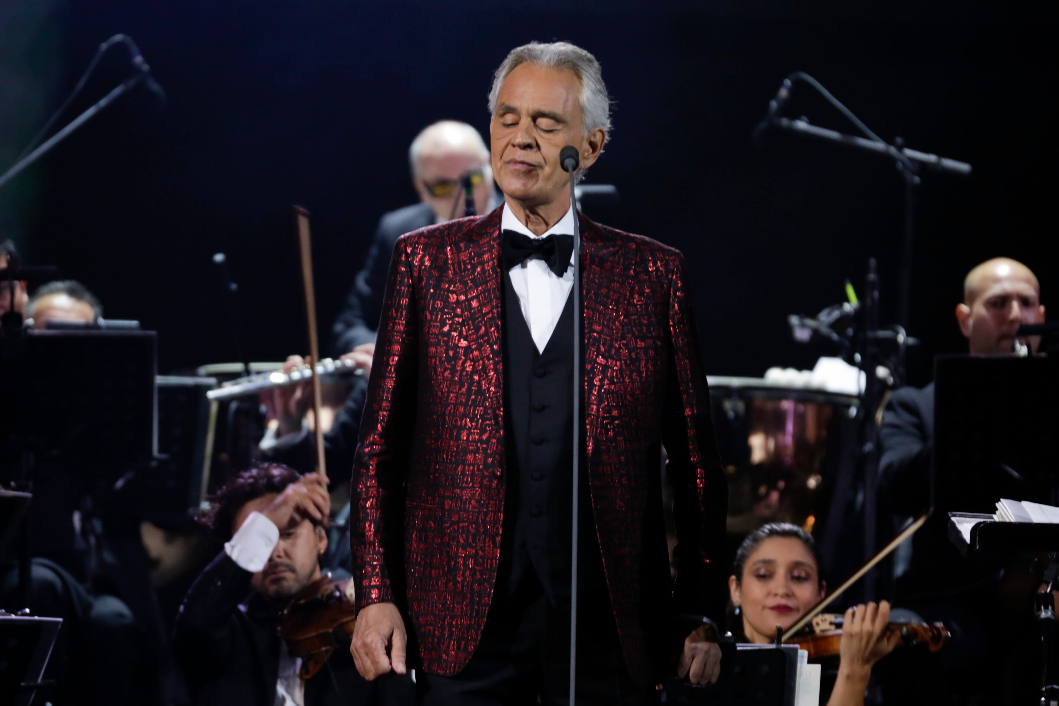 26 DE FEBRERO DE 2024 / VIÑA DEL MAR
Andrea Bocelli, durante la segunda noche del LXIII Festival Internacional de la Canción de Viña del Mar desde la Quinta Vergara
FOTO: FRANCISCO VICENCIO /AGENCIAUNO