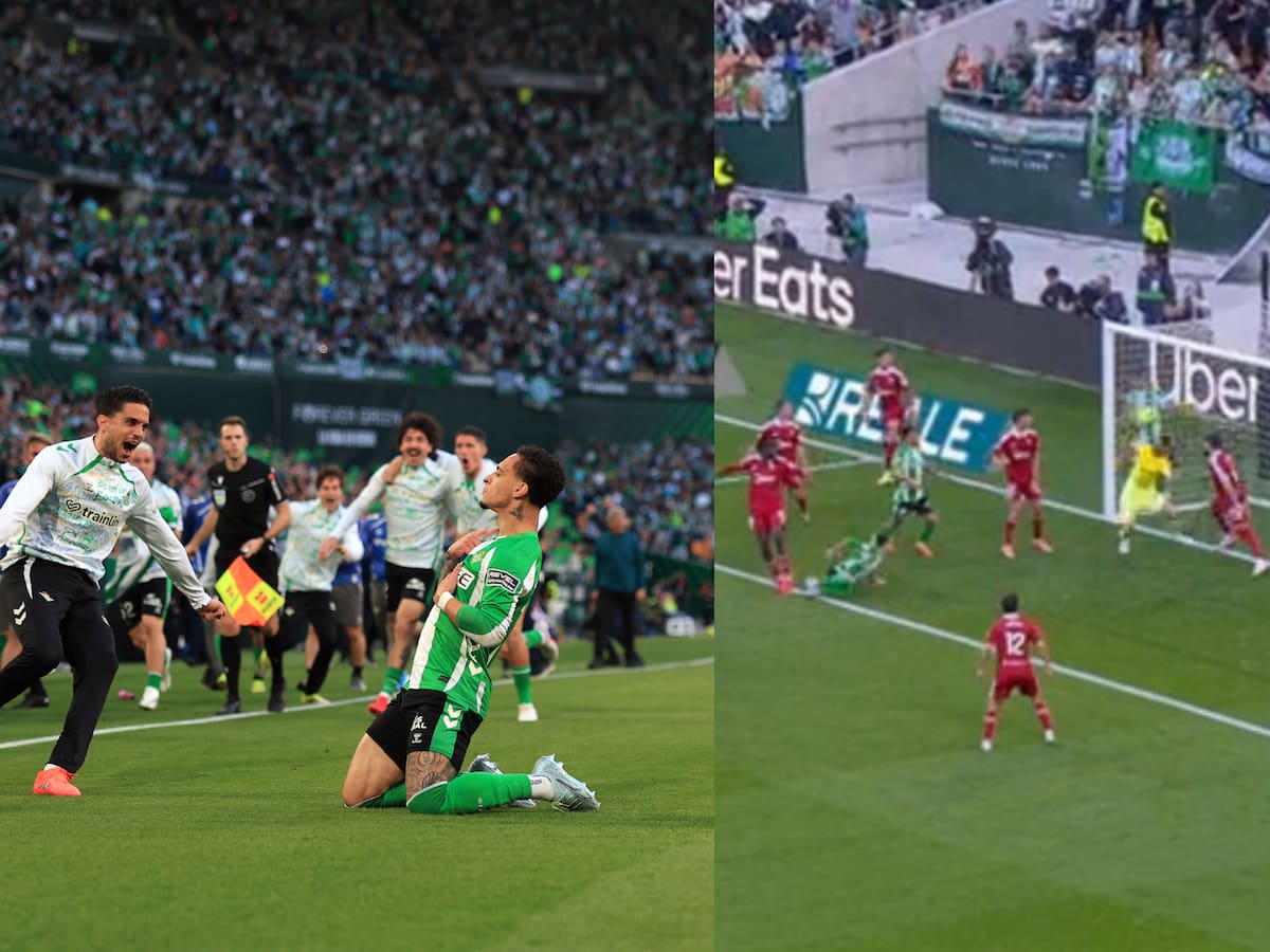 ¡De chilena! El golazo con el que Antony abrió la cuenta en el derbi entre Real Betis y Sevilla