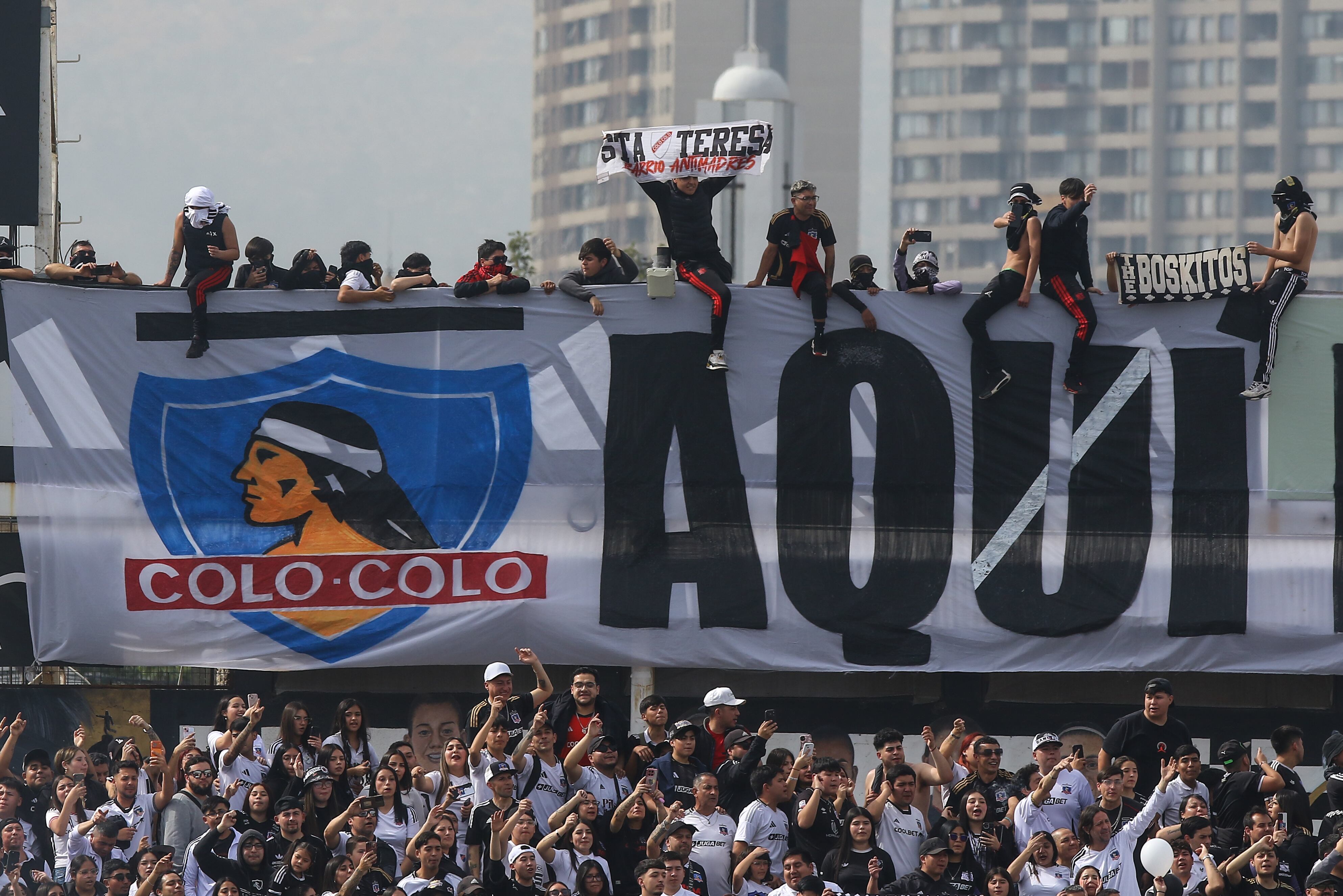 Arengazo de Colo colo en el Estadio Monumental
