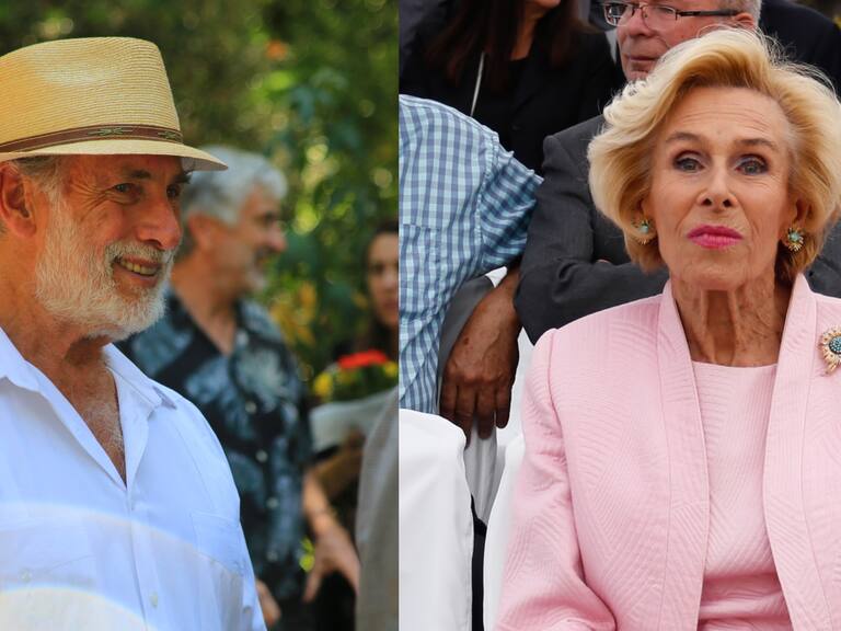 Ella con su perrita y él escapando de la señora: Mary Rose McGill y Héctor Noguera dan su primer paseo tras meses de confinamiento