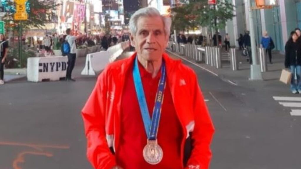 Iván Moreno, ex velocista nacional, se consagró campeón del Maratón de Nueva York a los 80 años