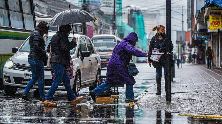 Sistema frontal: Lluvias se intensificarán desde las 20 hrs