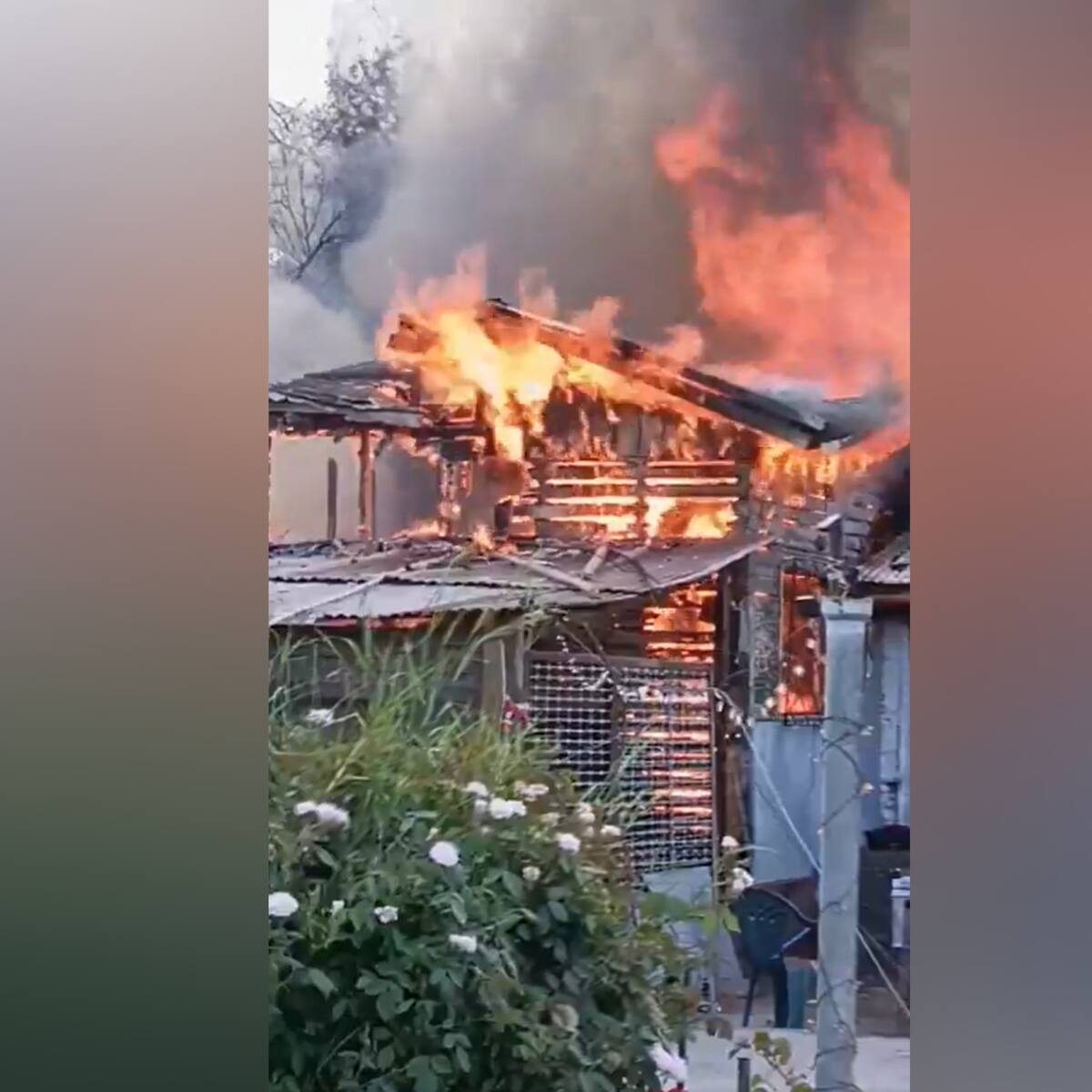 Provocó perdida total: conductor ebrio pasa a control de detención tras choque que incendió una casa en Paine