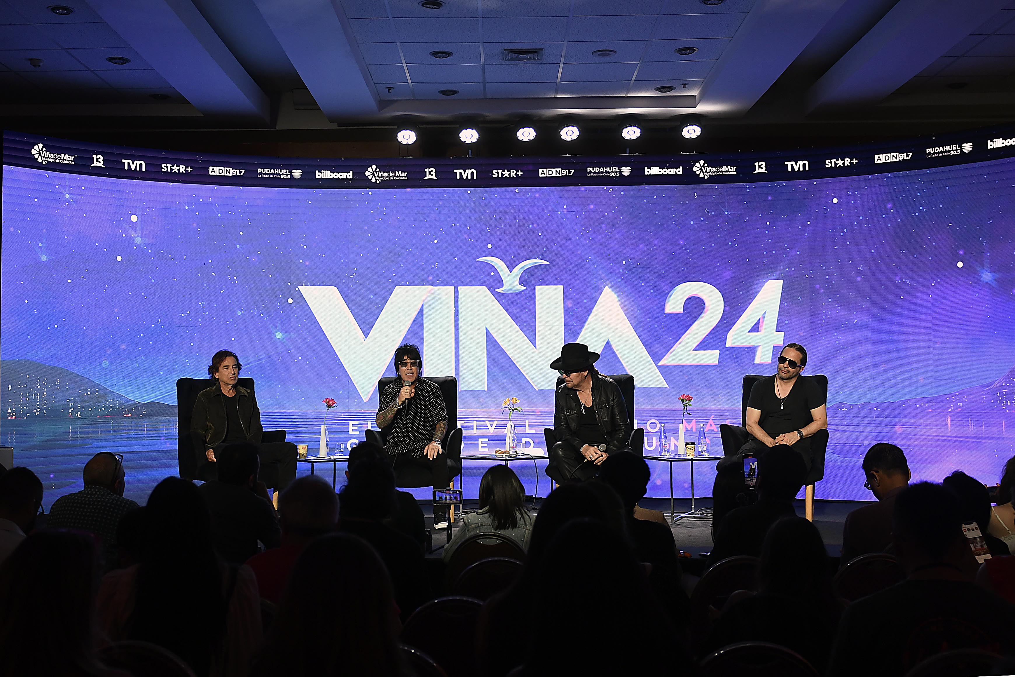 Agencia Uno | Conferencia de prensa de Maná en el Festival de Viña 2024