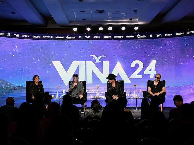 Agencia Uno | Conferencia de prensa de Maná en el Festival de Viña 2024