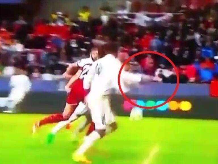 Sergio Ramos alegó un gol anulado ante el Sevilla