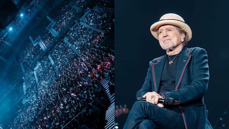 Joaquín Sabina se retira ante un estadio lleno en Madrid: “Mi gira ‘Hola y Adiós’ ahora se llama solo ‘Adiós’”