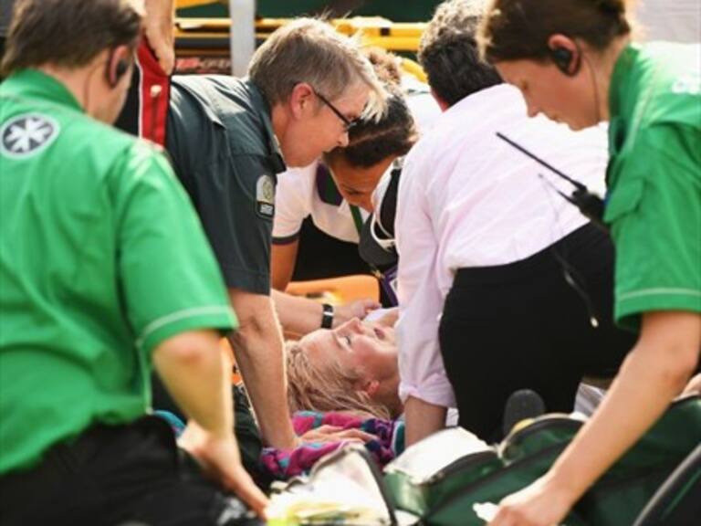 Bethanie Mattek-Sands sufrió grave lesión en Wimbledon