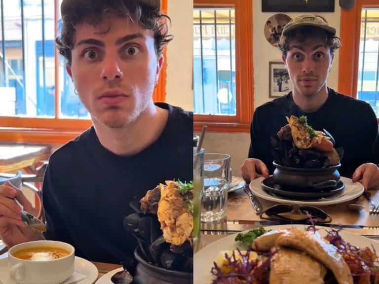 “Esta sopa no tiene sentido”: influencer italiano alucina con el sabor del Curanto chileno