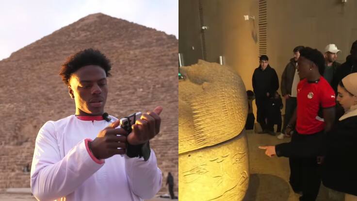 IShowSpeed hace historia: mostró las Pirámides de Giza como nunca antes transmitiendo en vivo