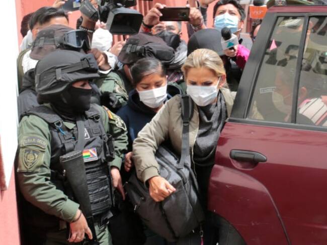 La detención de Jeanine Áñez en la ciudad de La Paz