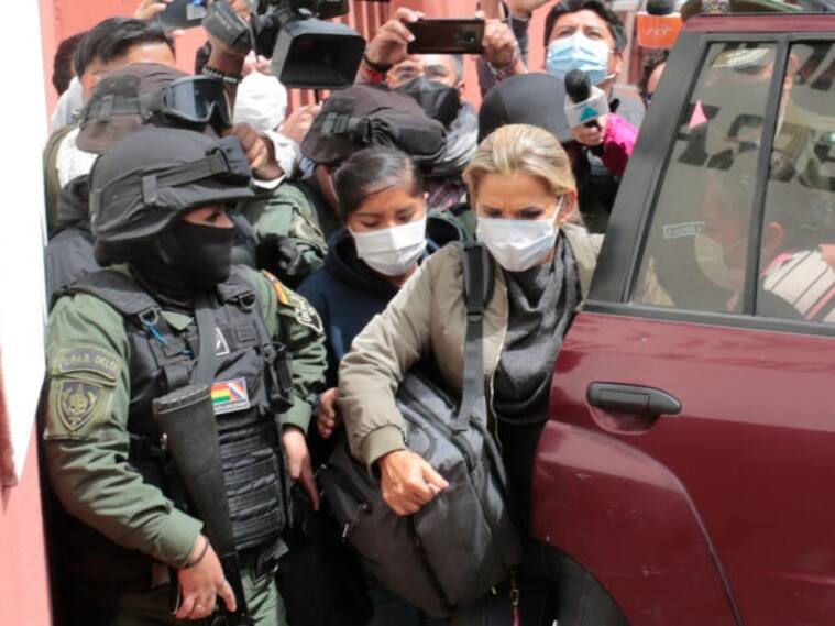La detención de Jeanine Áñez en la ciudad de La Paz