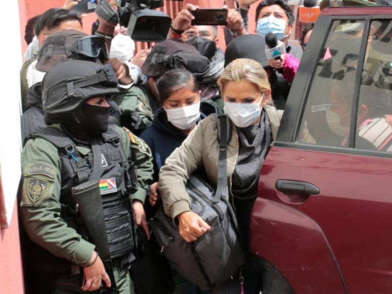 La detención de Jeanine Áñez en la ciudad de La Paz