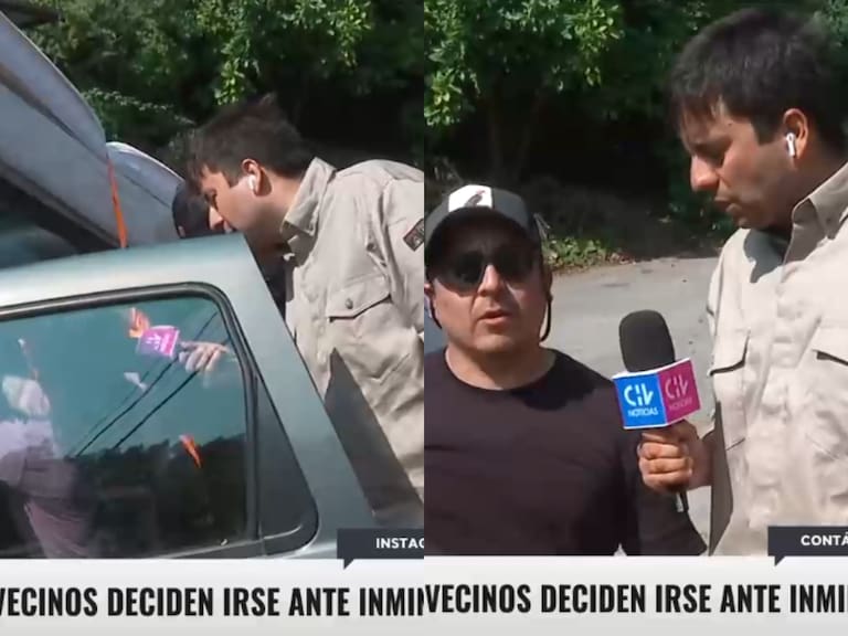 Periodista de Chilevisión sufrió feroz parada de carros por afectado en los incendios: “Más que crear sensacionalismo...”