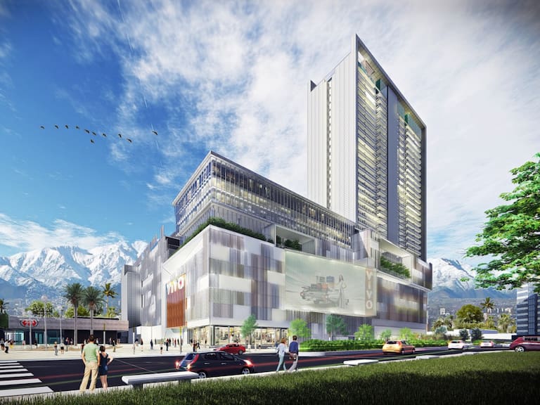 Así será el gigantesco mall de 14 niveles que se construirá en Santiago: proyecto costará US$200 millones