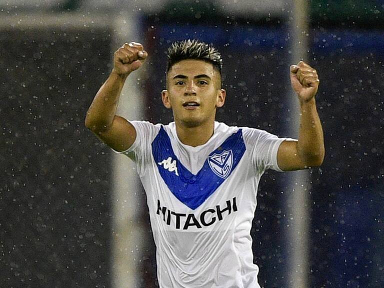Thiago Almada celebra un gol en la Copa Sudamericana