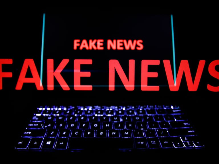 Imagen referencial de contenido falso en la red