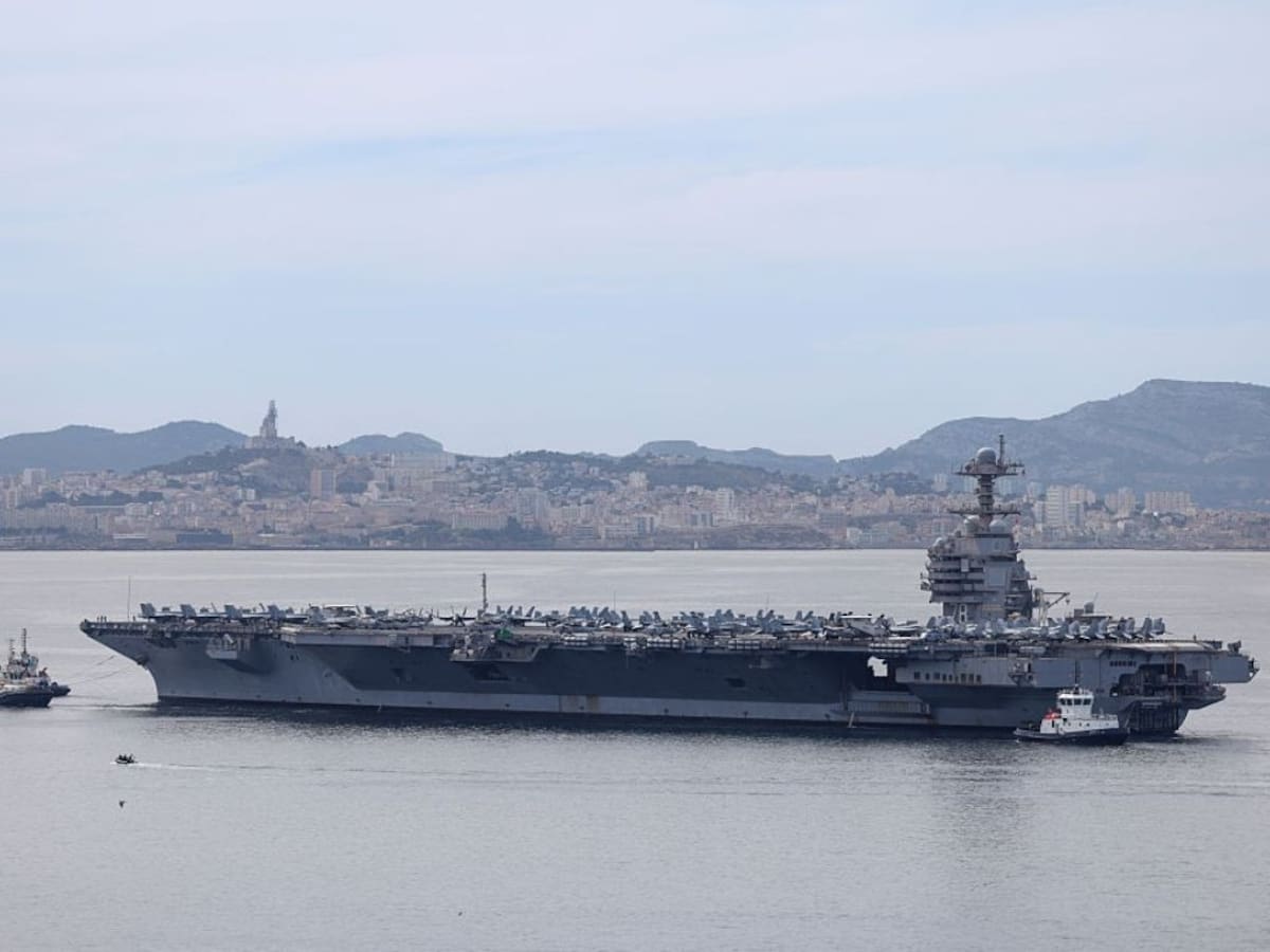Desplegado en el Caribe: así es el USS Gerald Ford, el buque de guerra de EE.UU. más grande del mundo